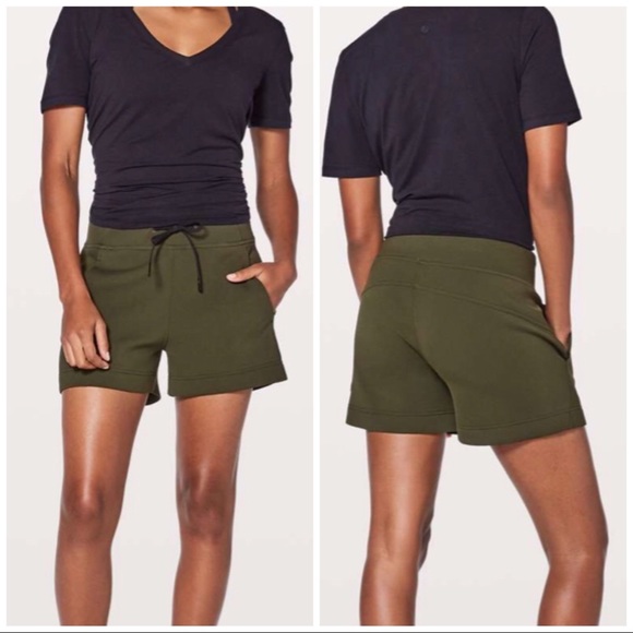 lululemon athletica Pants - Lululemon In-Form Dark Olive Short, 6